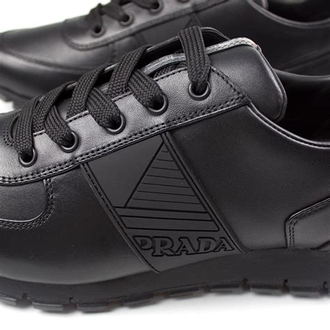 prada calzature uomo runway men leather crisscoss|Prada shoes size 7 7.5.